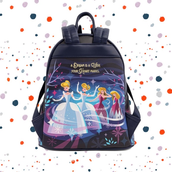 Loungefly Disney Cinderella Castle Series Mini Backpack and Wallet main image 6